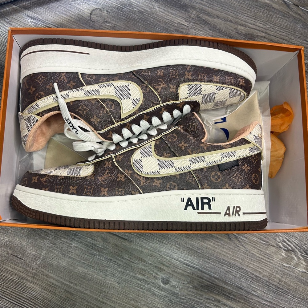 Nike X Louis Vuitton Air Force 1's